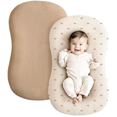 Muslin Baby Lounger Cover 100 Cotton Newborn Lounger Cover Soft and