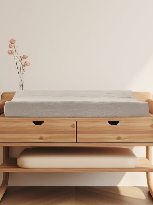 Boho Muslin Changing Pad Cover - Soft, Breathable