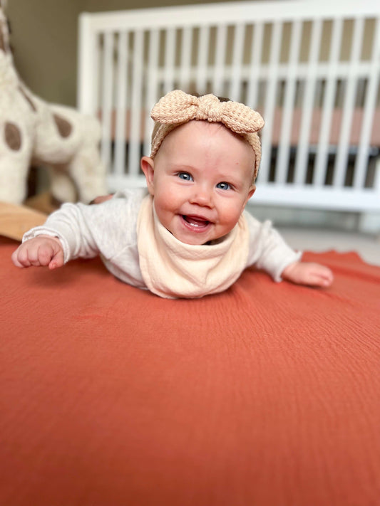 Snuboo 10-Pack Muslin Bandana Bibs - Soft, Absorbent, for Teething Boys & Girls