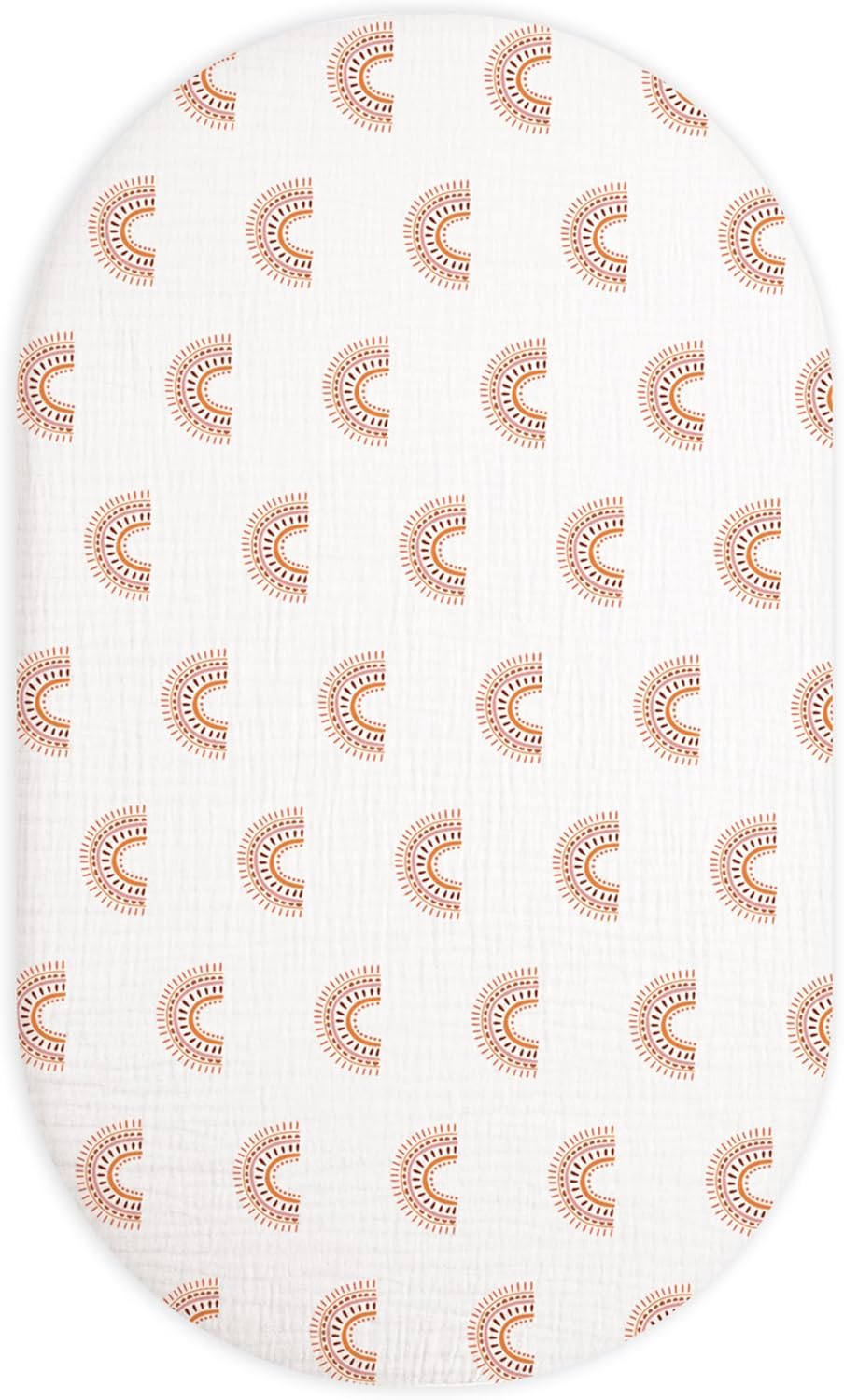 Bassinet Sheet for Baby Boy and Girl, Universal Fit for Rectangle, Oval, Hourglass Bassinet Mattress, Moses Basket Sheets