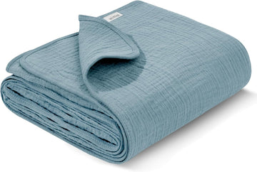 Muslin Swaddle Blankets, Swaddle Blanket for Baby Girls and Boys, Baby Receiving Blankets, Baby Essentials, Suitable for Neutral Newborns and Crib Essentials, Large 40 x 36 inches