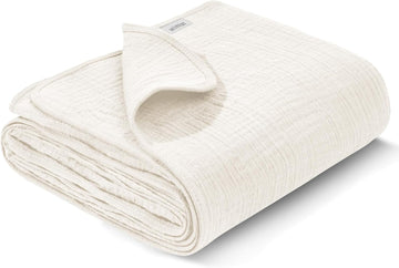 Muslin Swaddle Blankets, Swaddle Blanket for Baby Girls and Boys, Baby Receiving Blankets, Baby Essentials, Suitable for Neutral Newborns and Crib Essentials, Large 40 x 36 inches