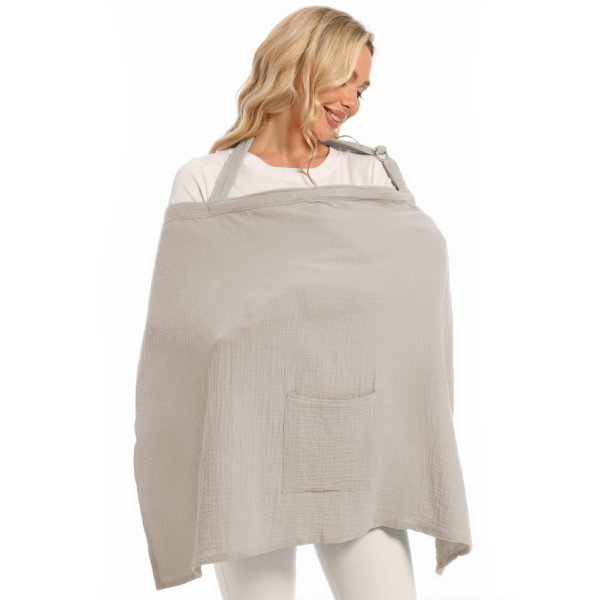 thumbnail image 2 of Aazon.co : Nursing Cover For Baby Breastfeeding With Rigid Hoop 2 of 14